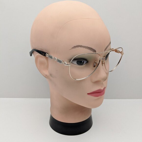 🕶️Frame only! Coach HC7048 9209T5 Aviator Sunglasses 59/11-135 / ALC303🕶️ - Picture 9 of 9